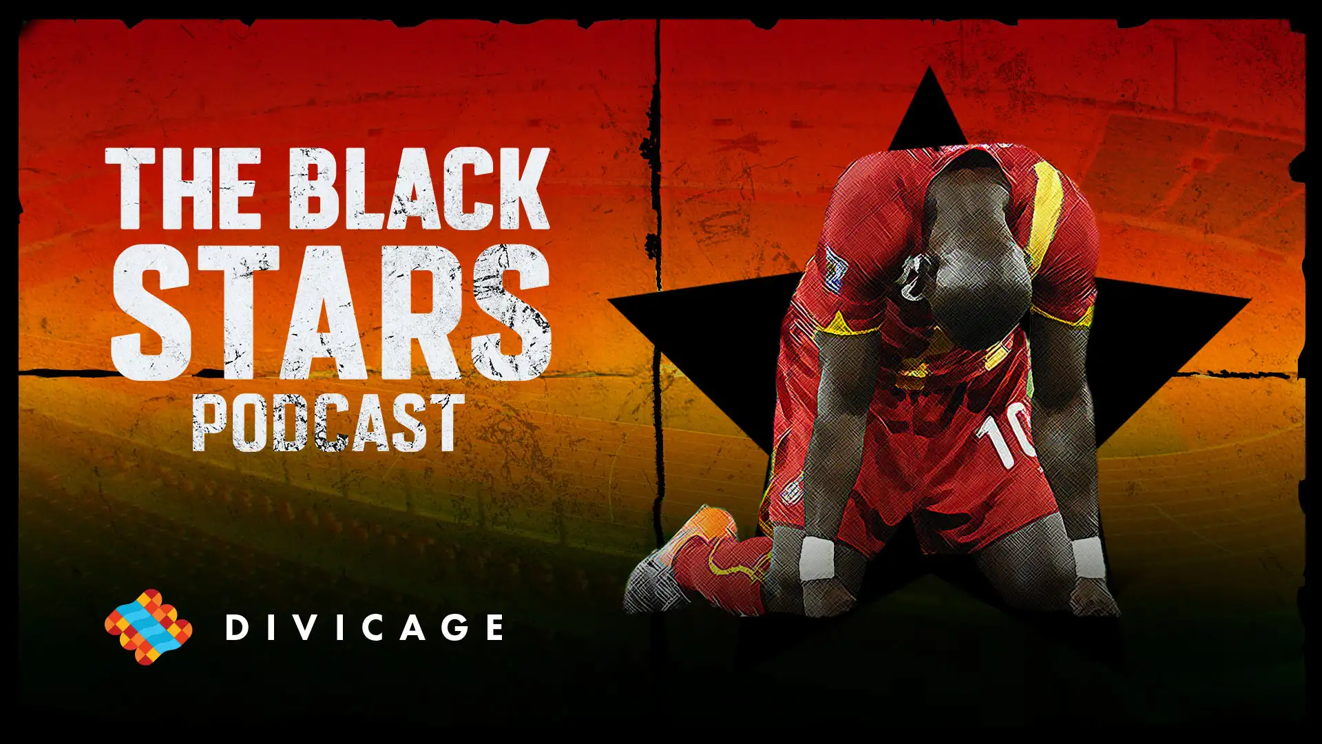 The Black Stars Podcast artwork, supplied by the client